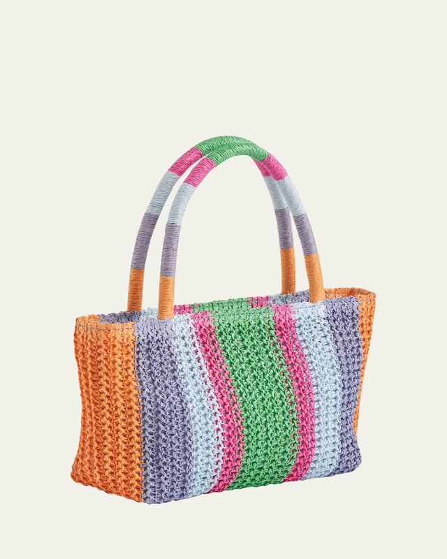 Girl's Straw Tote Bag